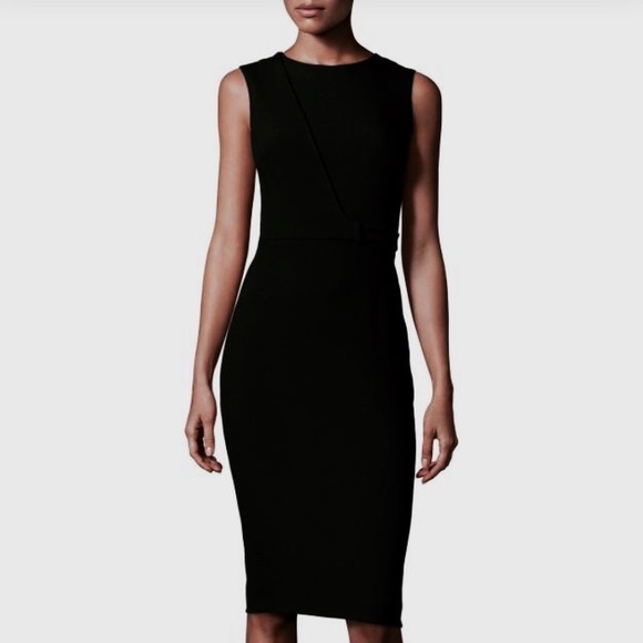 United Colors Of Benetton Dresses & Skirts - Fitted Black Midi Sheath Dress▪️EUC